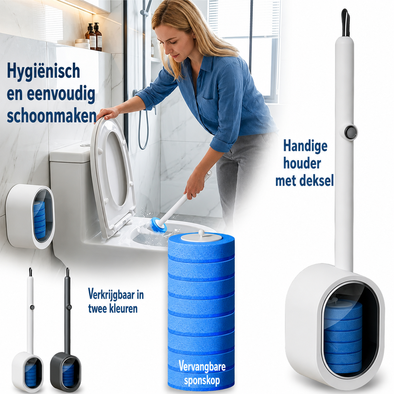 CleaningBrush | Hygiënisch Schoon Zonder Vieze Borstel