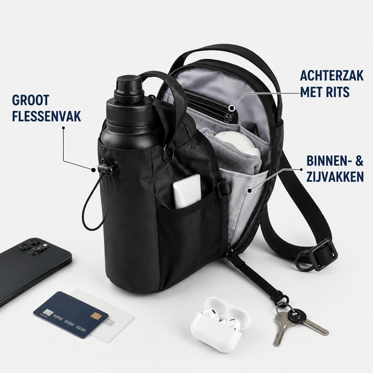BottleHolder | Praktisch Meenemen En Veilig Bevestigen