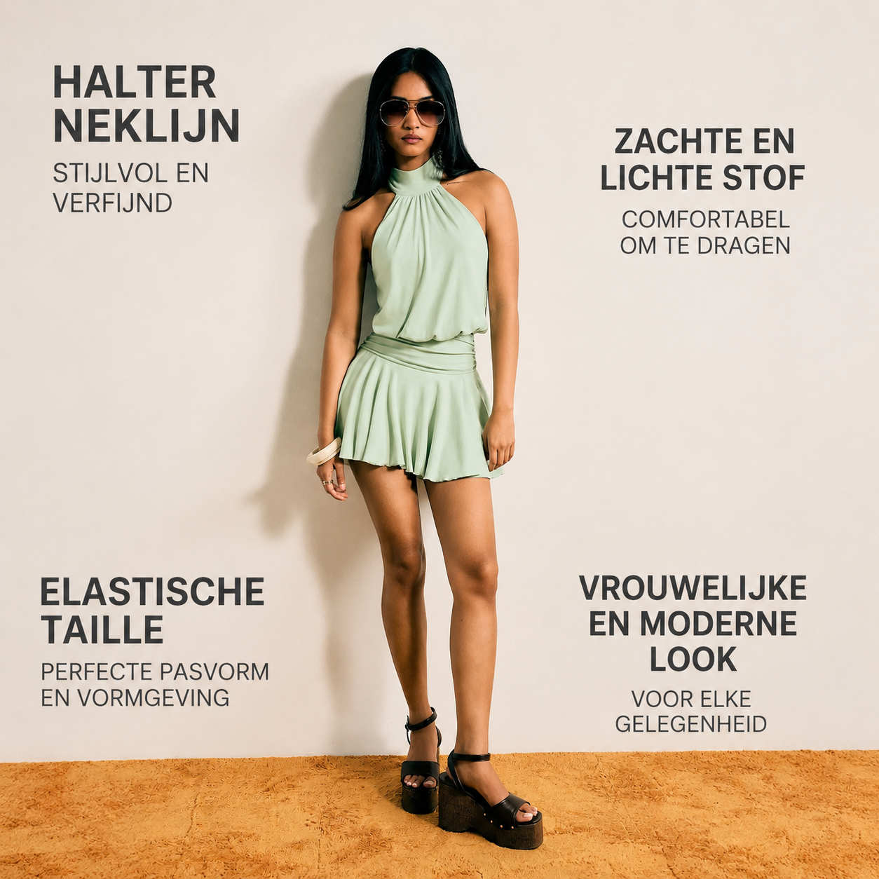 Aveline | Elegantie Met Extra Zekerheid Jurk