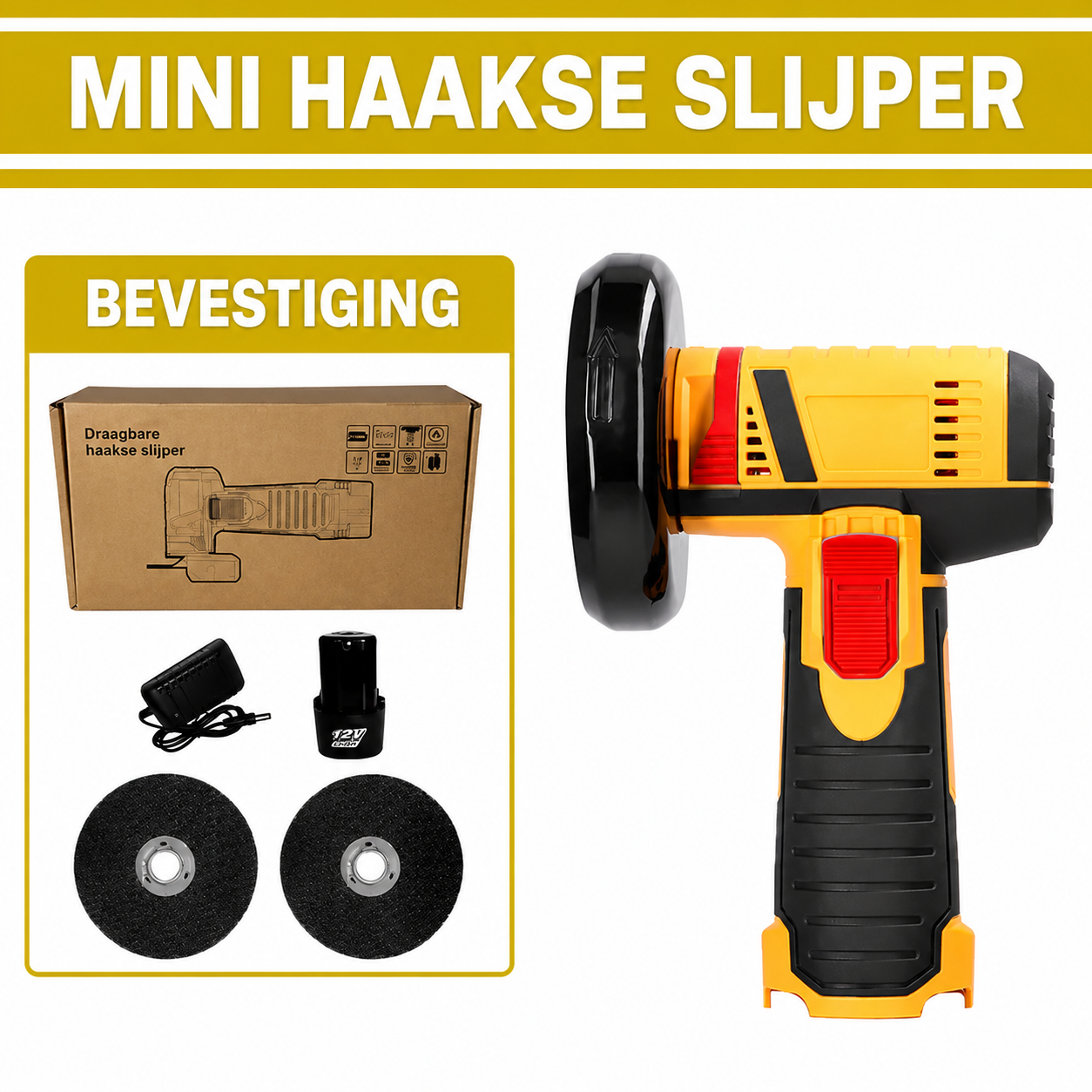 MiniGrinder | Snel Snijden En Slijpen Zonder Kabel