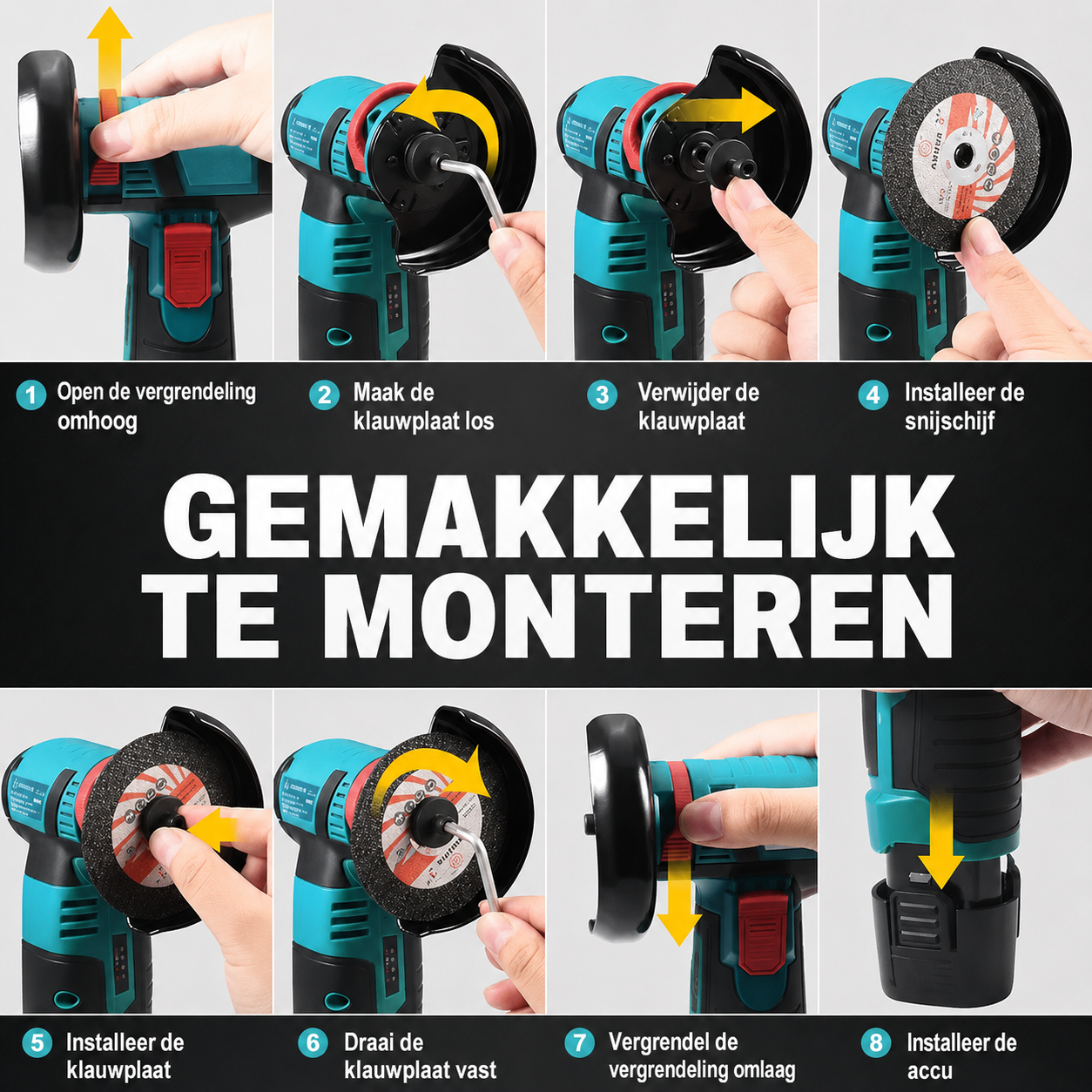 MiniGrinder | Snel Snijden En Slijpen Zonder Kabel