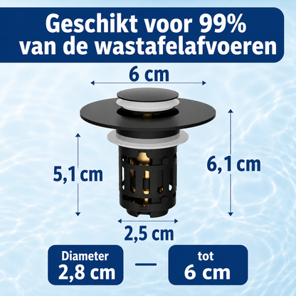 SinkGuard | Slimme Pop-up Afvoerstop Voor Een Schone Wastafel