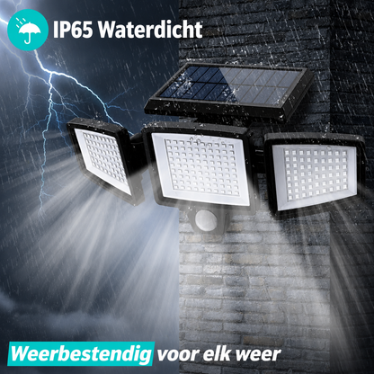 LumiGuard | Draadloze Solar Buitenlamp met Bewegingssensor