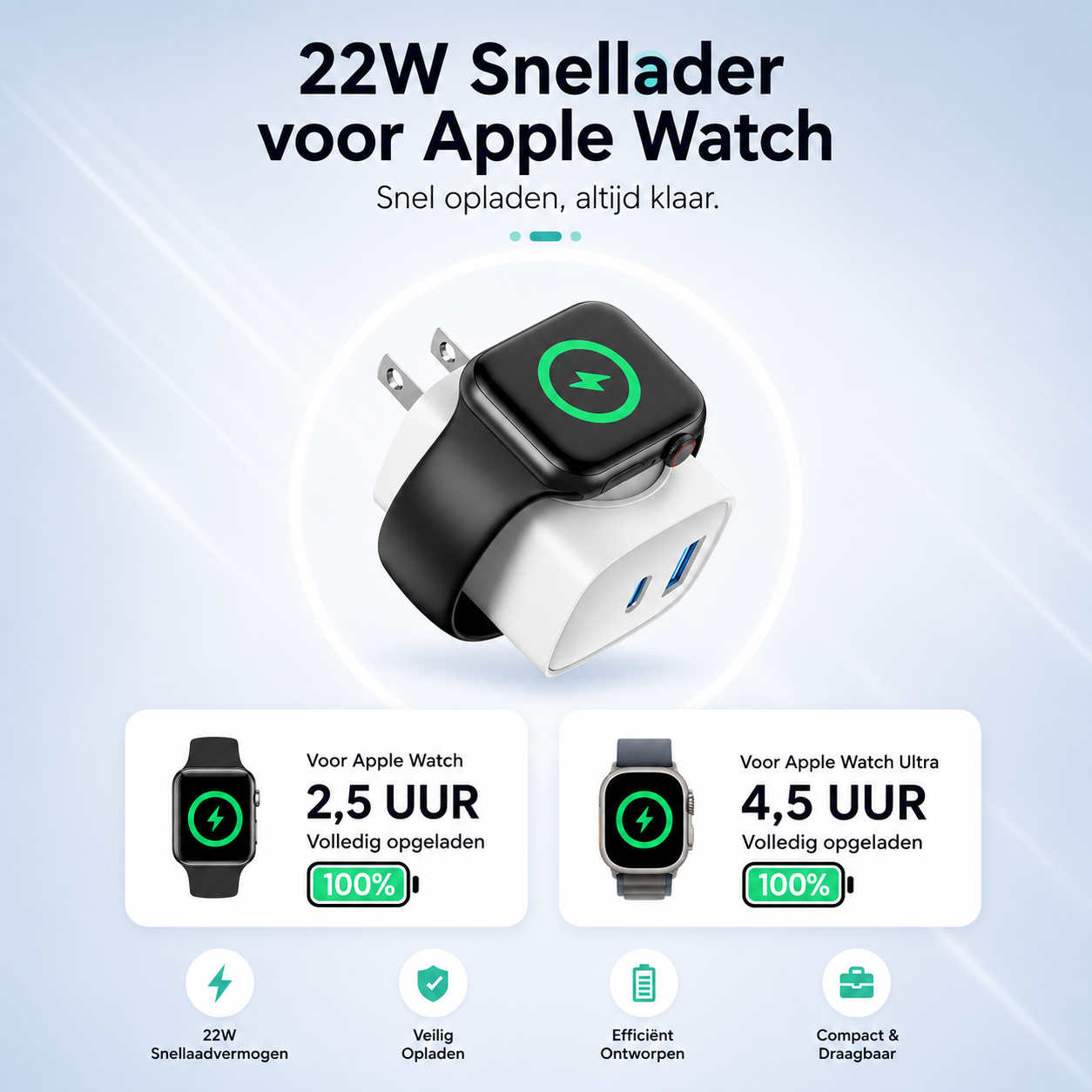 VoltDock | Laad Al Je Apple Apparaten Tegelijk Op