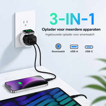 VoltDock | Laad Al Je Apple Apparaten Tegelijk Op