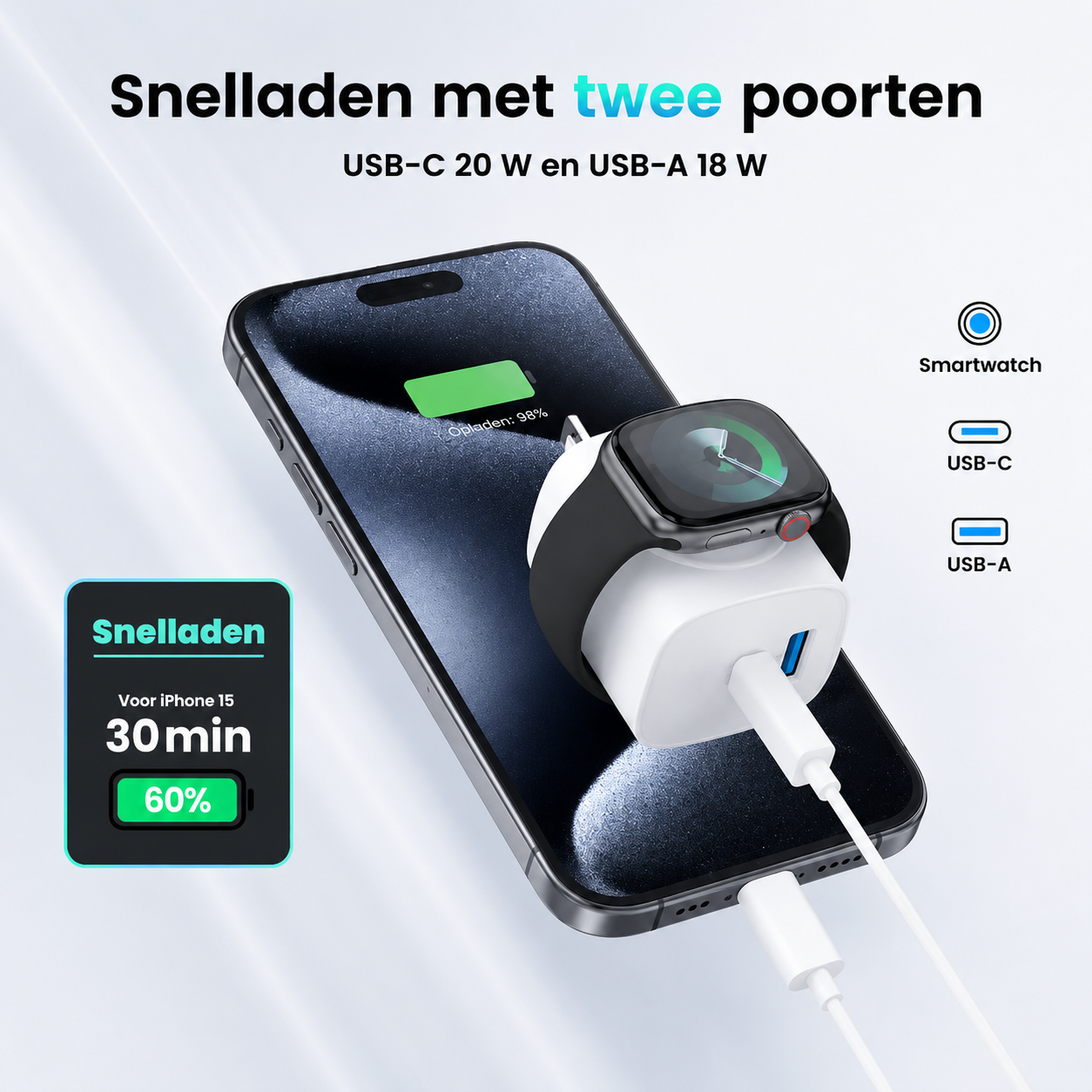 VoltDock | Laad Al Je Apple Apparaten Tegelijk Op