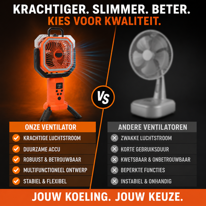 CampingFan | Koel Comfort Tijdens Buitenactiviteiten