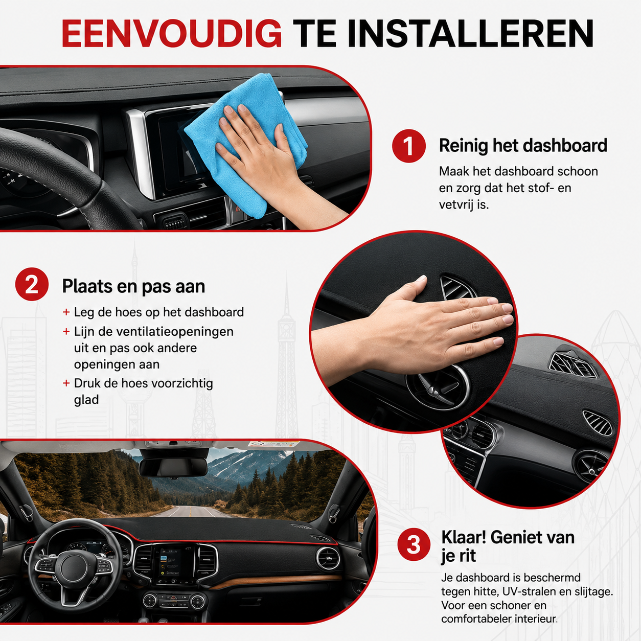 DashMat | Bescherm Je Dashboard Tegen Zon En Slijtage
