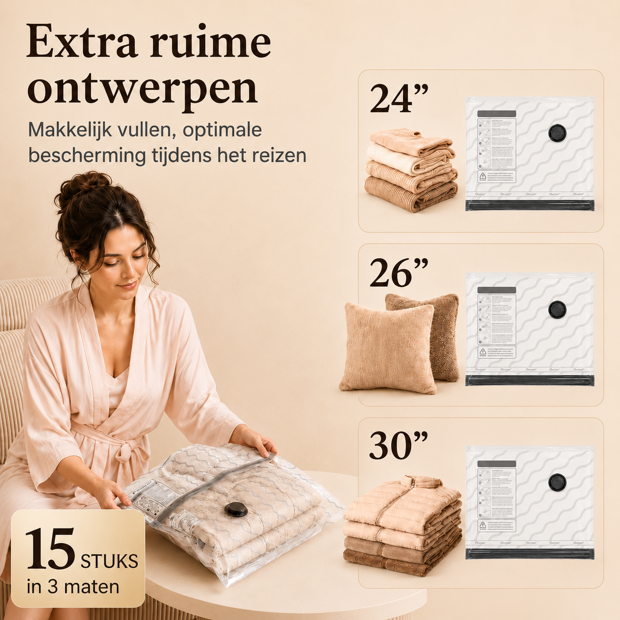 VacuumPack | Georganiseerde bagage, heel eenvoudig