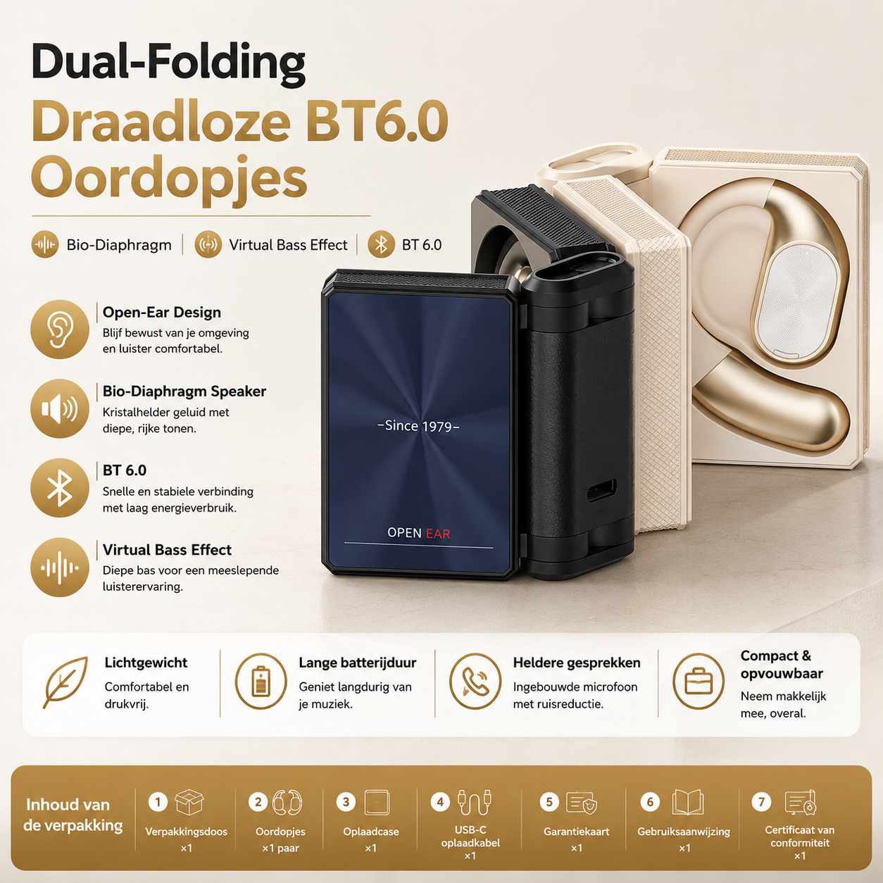 NovaSound | Draadloze Over-Ear Koptelefoon