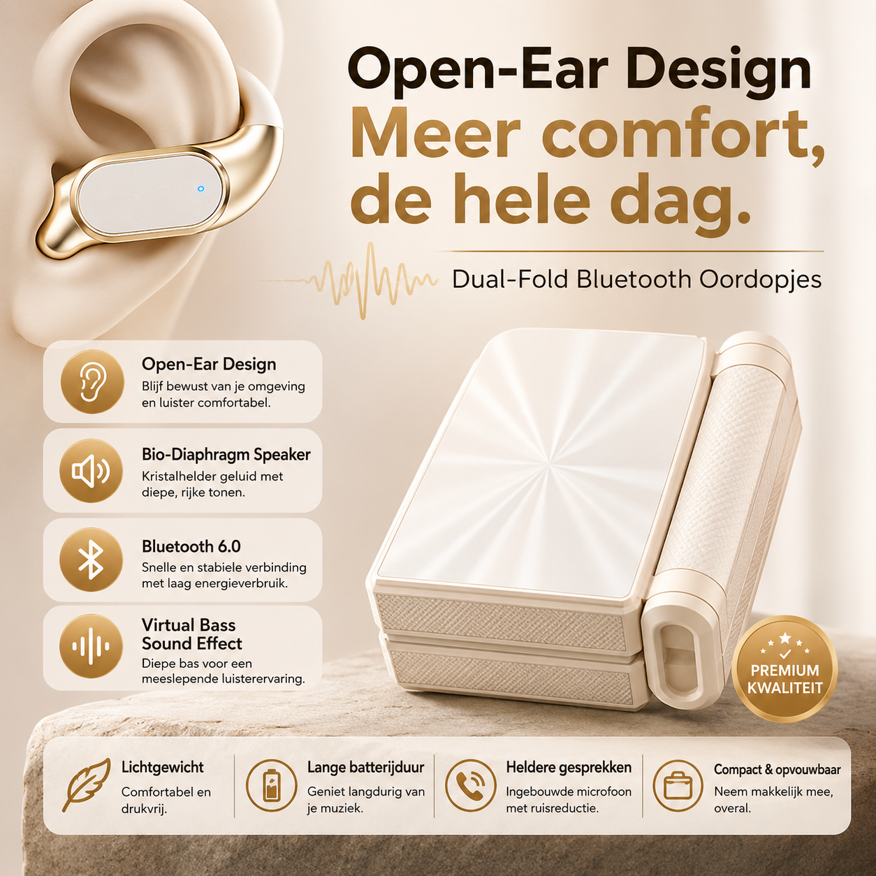 NovaSound | Draadloze Over-Ear Koptelefoon