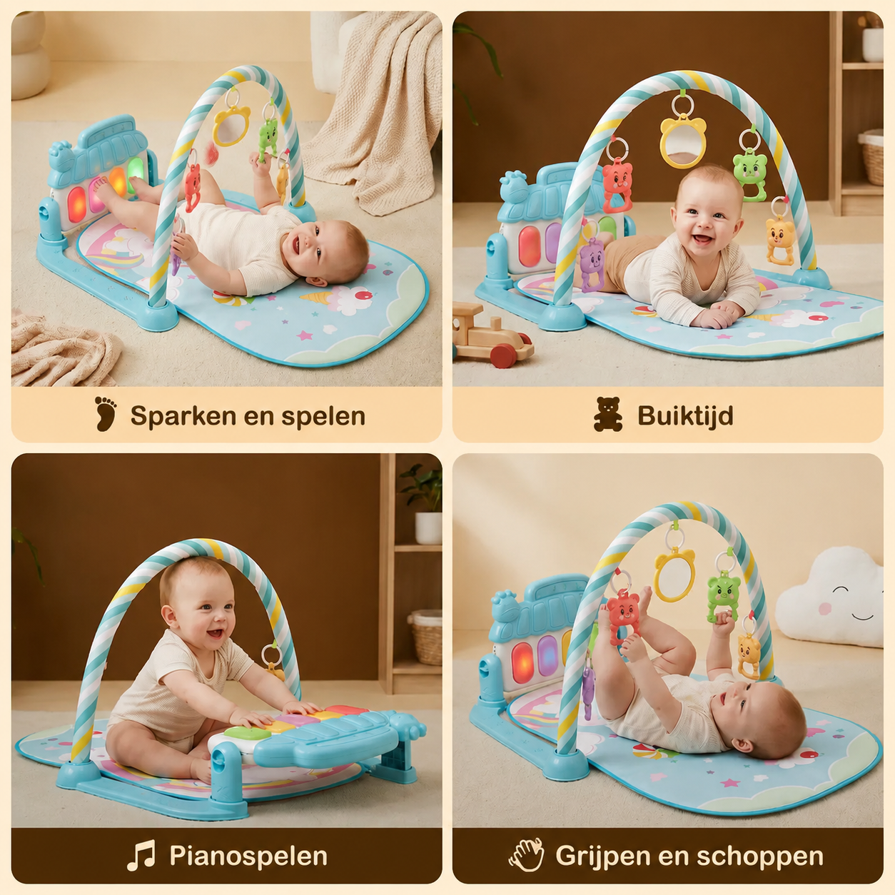 Play & Learn Baby Piano | Speelse Ontwikkeling voor je Baby