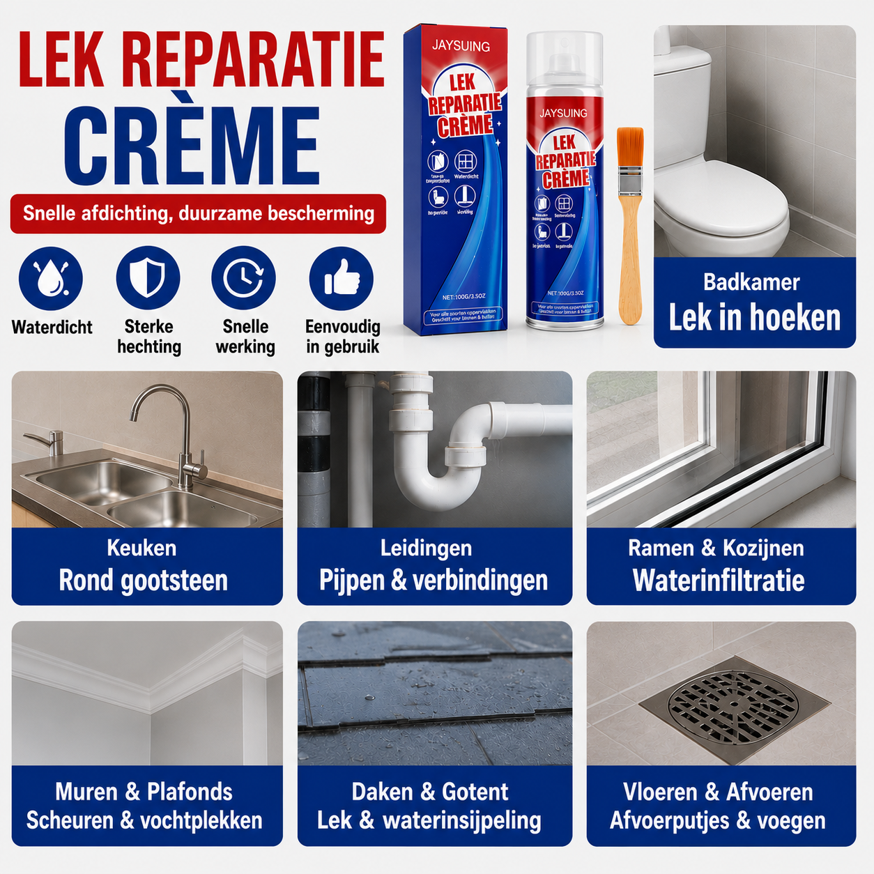 LeakFix | Stop Lekkages Snel En Eenvoudig