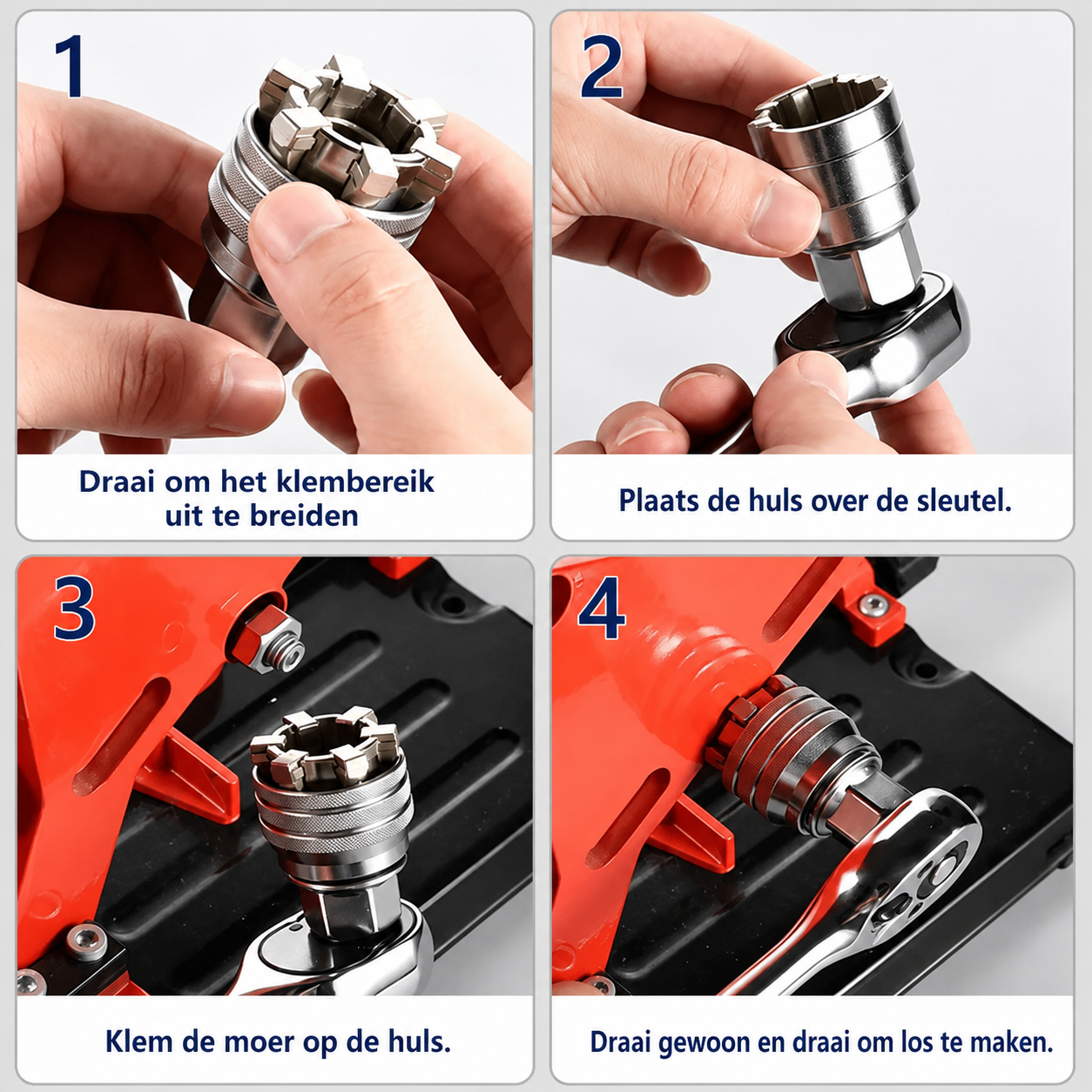 GripMaster | Snel Grip Op Elke Moer En Bout
