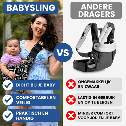 BabySling | Draag Je Kind Dichtbij Zonder Pijnlijke Armen