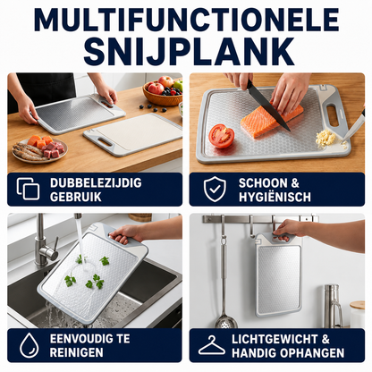 Snijplank | Dubbelzijdige Snijplank Voor Veiliger Koken