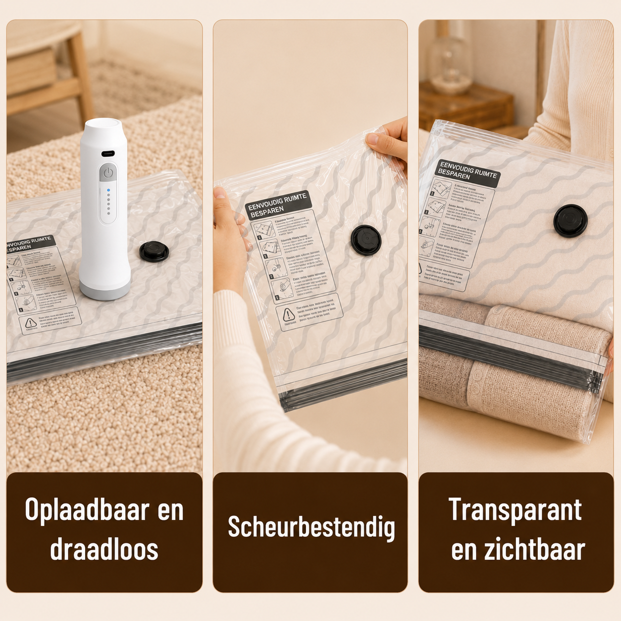VacuumPack | Georganiseerde bagage, heel eenvoudig