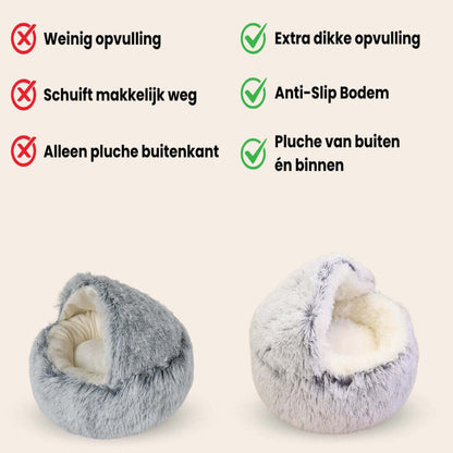 SafeNest | Zacht en Geborgen Slaapnest voor Rustige Huisdieren