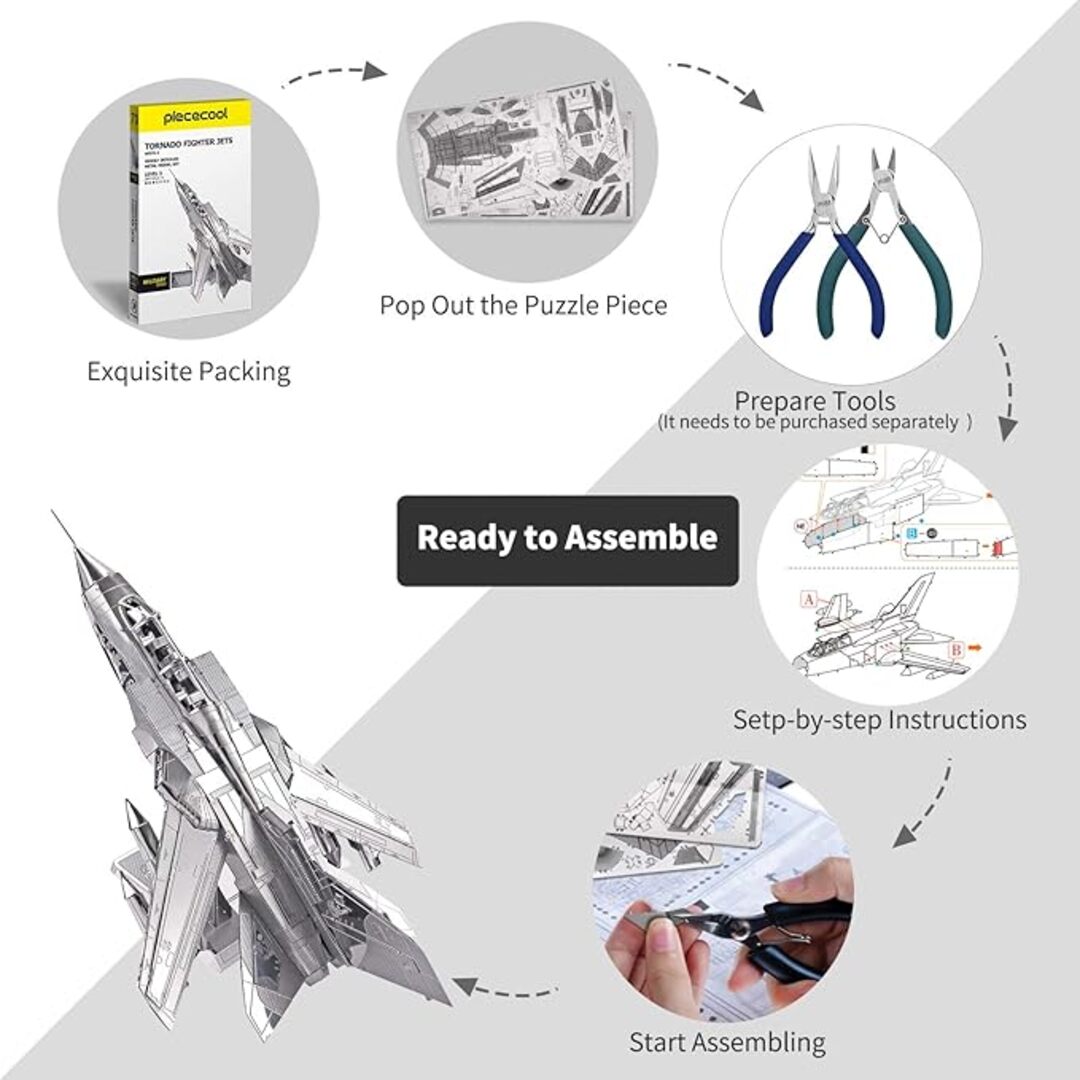 AeroBuild | Zelfbouw Vliegtuigmodel van Metalen Onderdelen