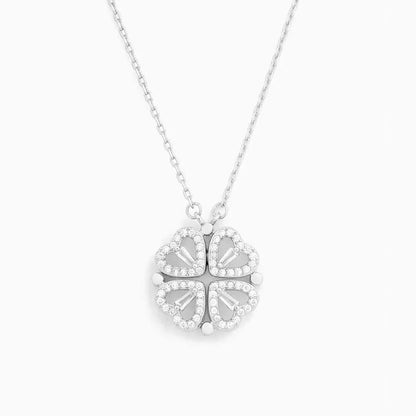 SparkLuxe | Verstelbare Ketting met Klaver- en Hartdesign