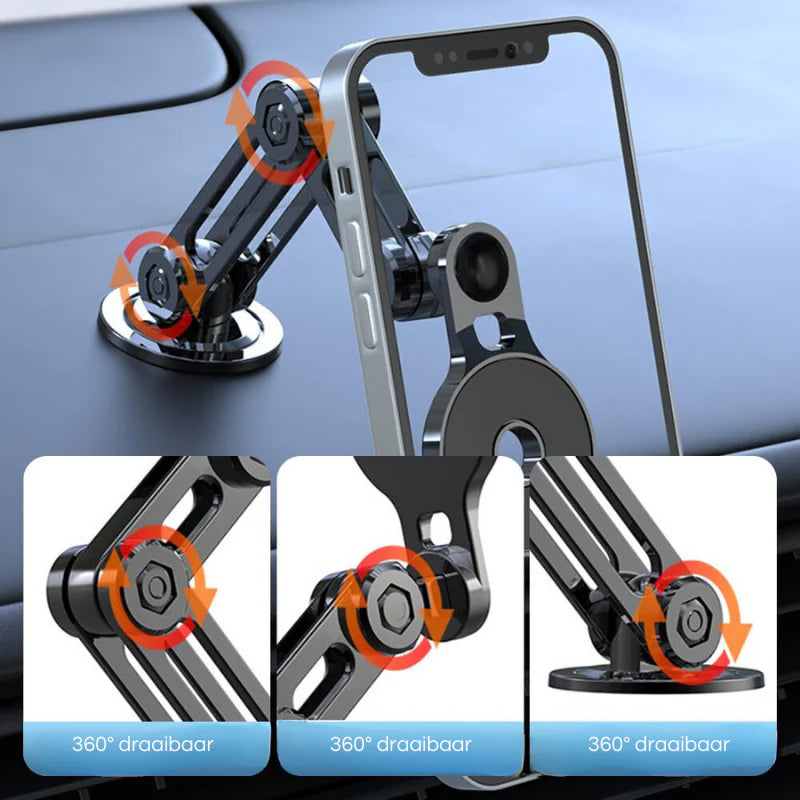 Universele Telefoon Ring Houder 360° Draaibaar Achterkant Telefoon Zilver Universele Telefoon Ring Houder 360° Draaibaar Achterkant Telefoon Zilver