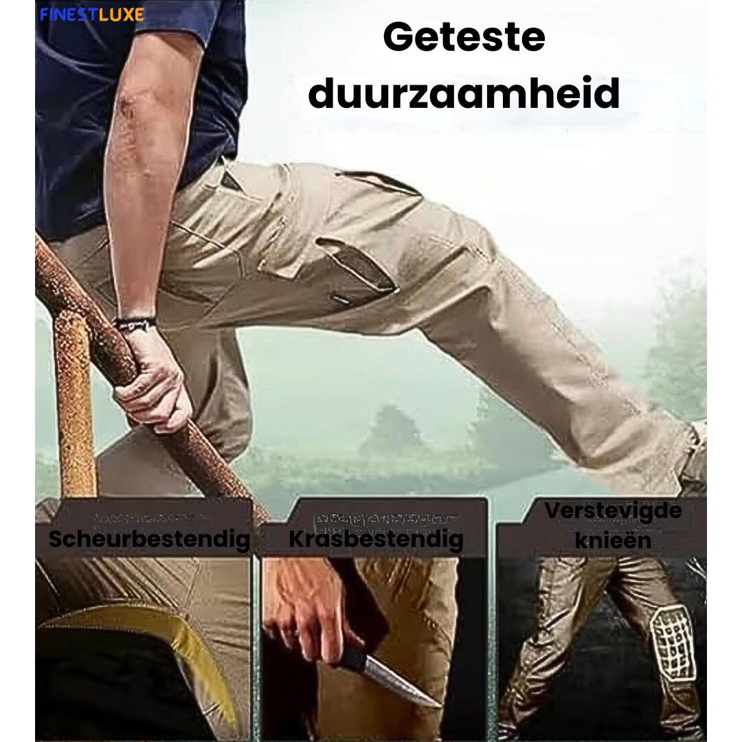 FleeceShield | Waterafstotende Broek met Fleecevoering en 10 Vakken