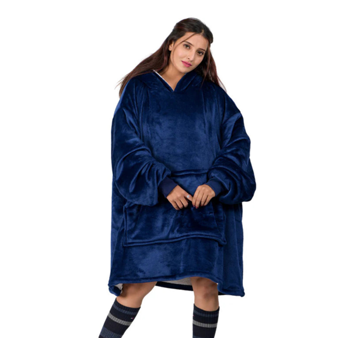 SnugWear | One-Size Warme Dekentrui met Fluweelzachte Binnenlaag