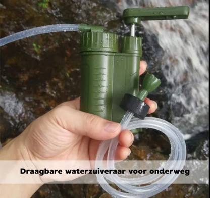 SurviWave | Noodradio met Powerbank 10.000 mAh & Optionele Waterfilter