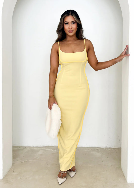 Stralende Beaming Bright Maxi Jurk