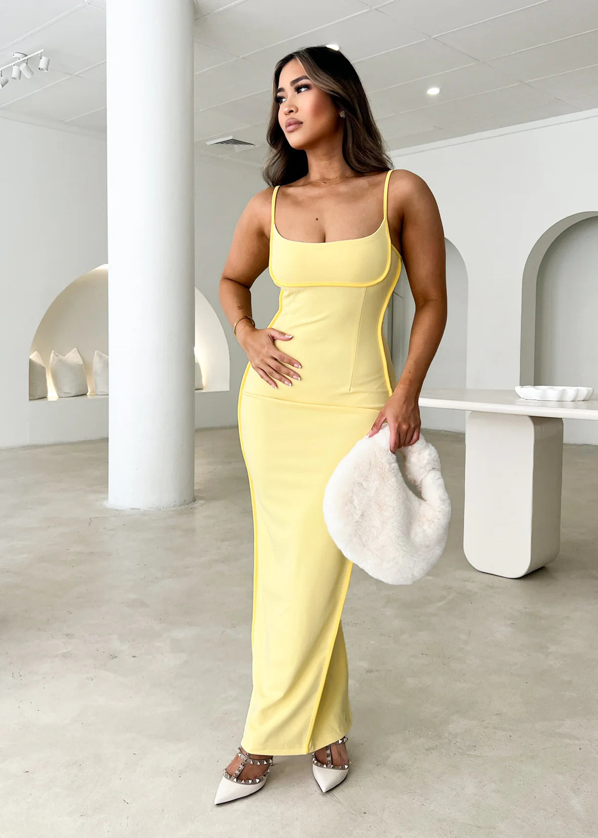 Stralende Beaming Bright Maxi Jurk