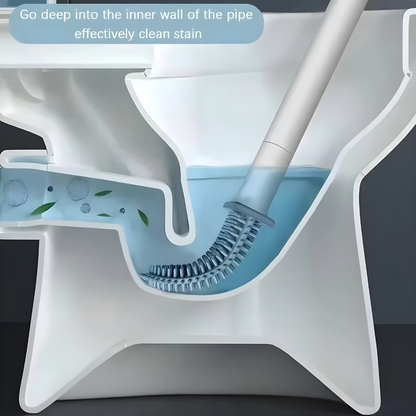 HygiClean | Moderne Siliconen Borstel voor Efficiënt Toiletschoonmaak