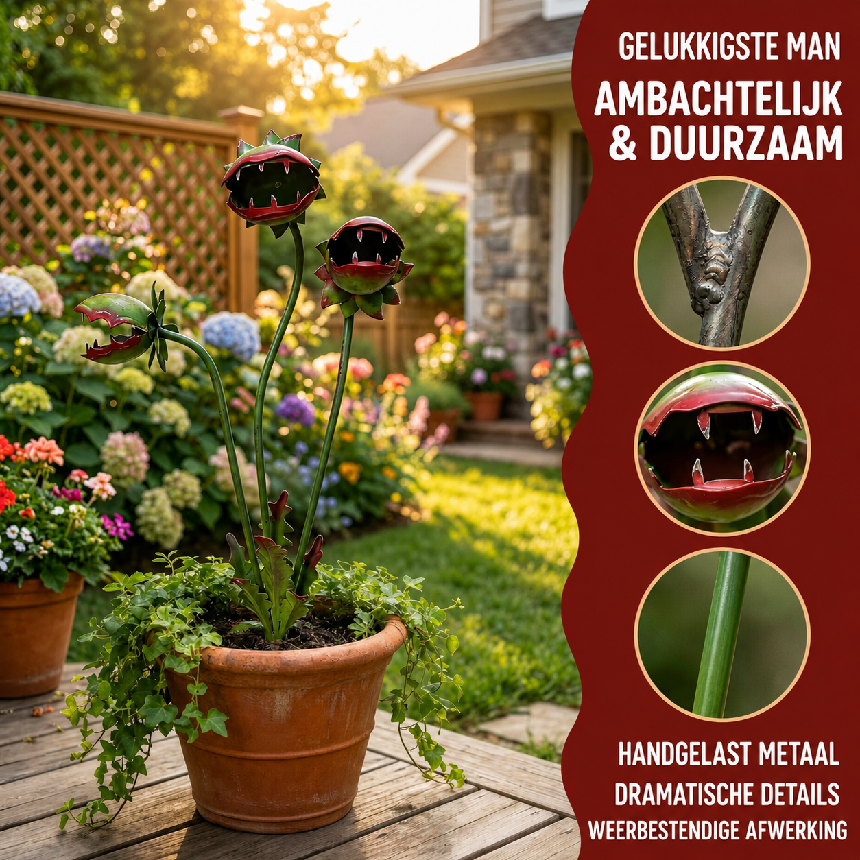 FlytrapStake| Een Artistieke Blikvanger voor de Tuin