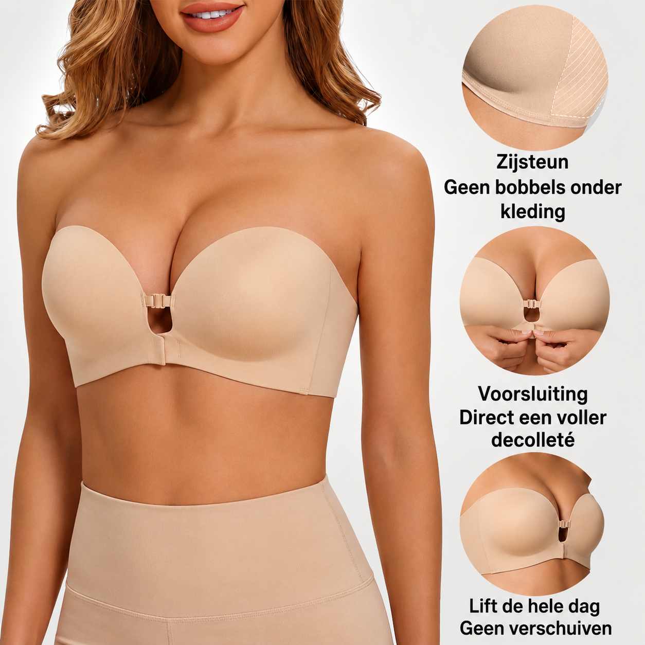 Strapless  | Stevige Pasvorm Zonder Bandjes