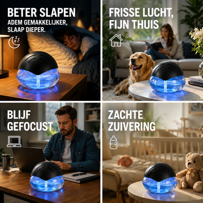 Clean Pod | Watergebaseerde Luchtverfrisser met 7-Kleuren LED