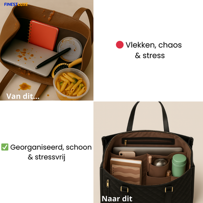 LuxeCarry Tas | Alles-in-één Tas voor Werk, Lunch en Laptop