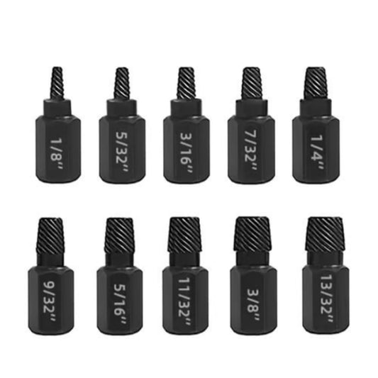 PrecisionFix | 10-delige Set Draaduitdraaiers voor Efficiënt Schroefverwijderen