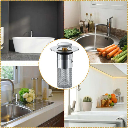 DrainGuard | Pop-up Afvoerfilter voor een Schone en Verstoppingsvrije Gootsteen