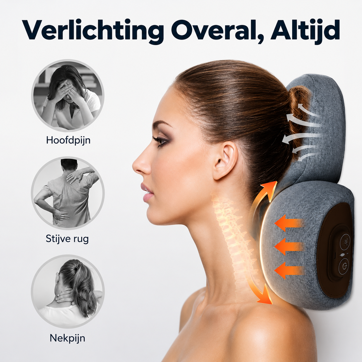 MassagePillow | Warmte, Massage En Ondersteuning In Één