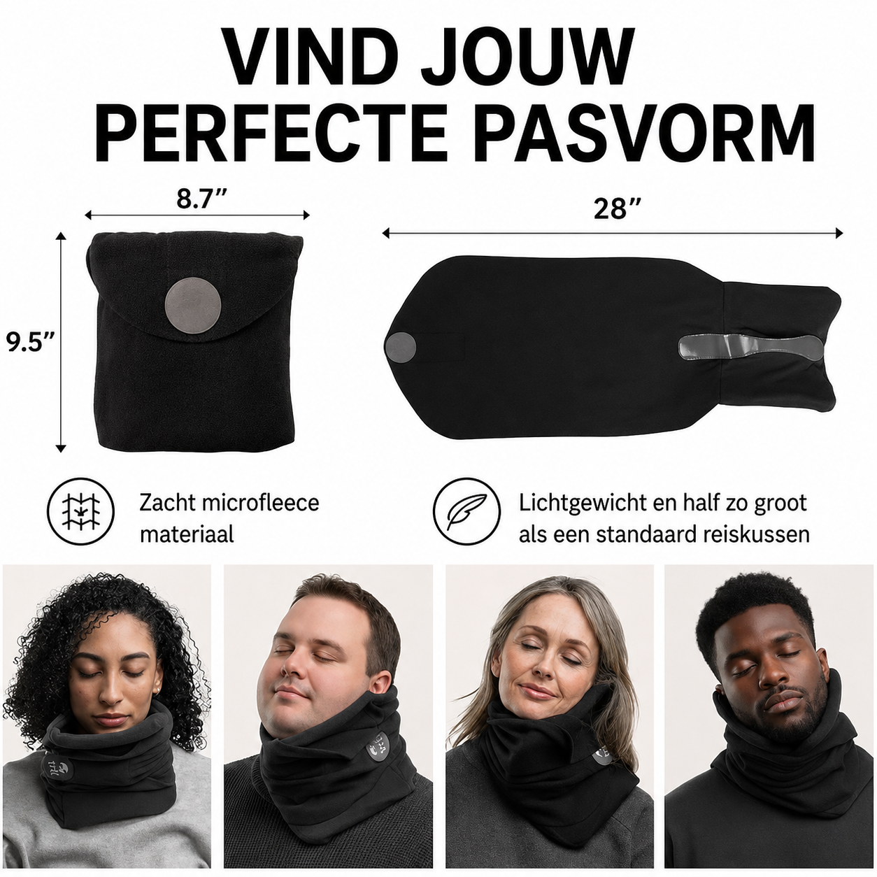 NeckNest | Comfortabel Slapen Onderweg
