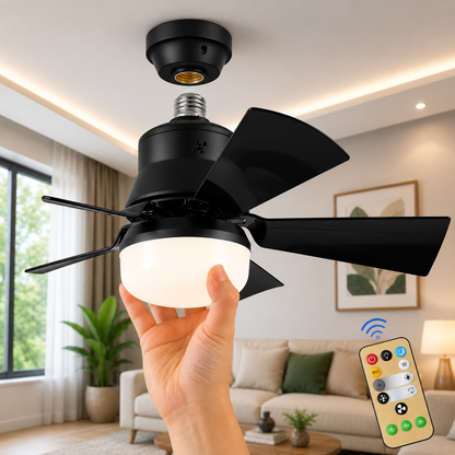 SocketFan Pro | Directe Verkoeling En Verlichting In Één