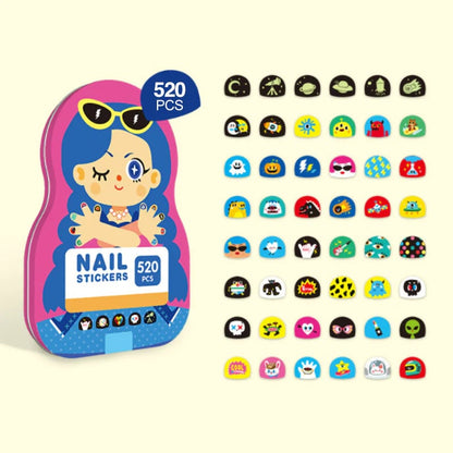 NailFun | Kinder Nagelstickers met Kleurrijke Patronen