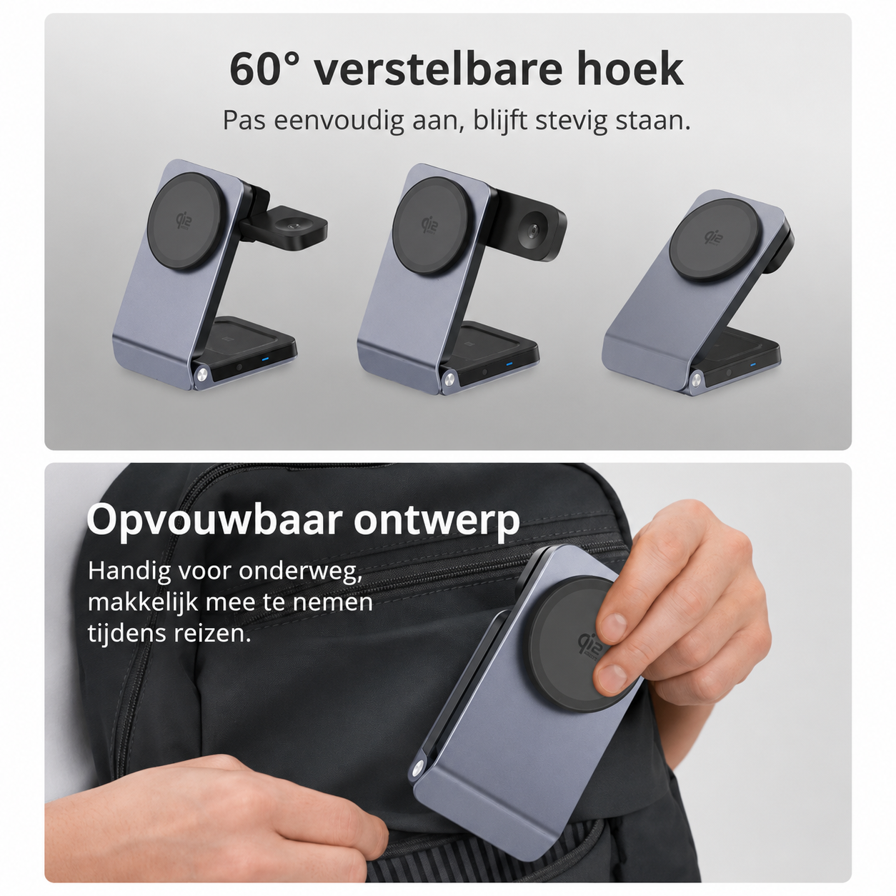 MagDock Elite | Drie Apparaten Opladen Met Eén Compact Station