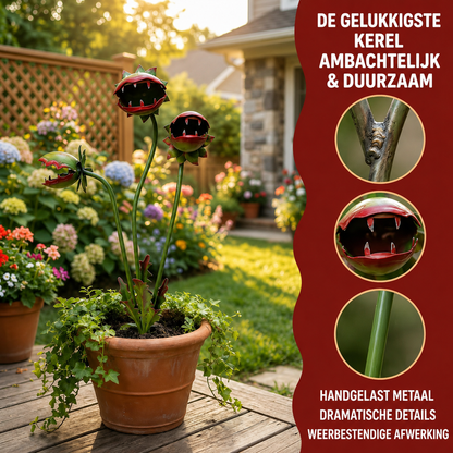 VleesPlant | Decoratieve Metalen Vleesplant Voor De Tuin