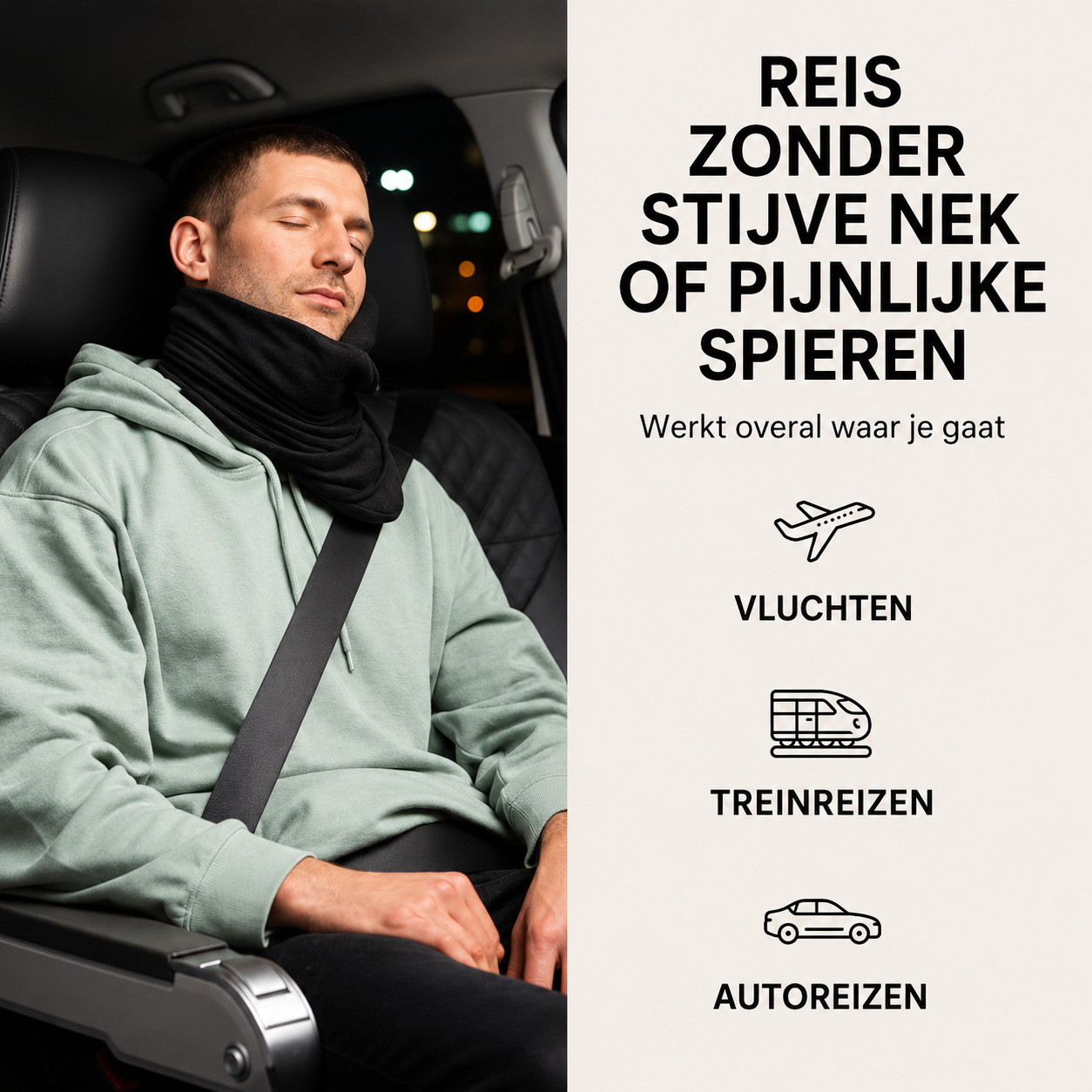 NeckNest | Comfortabel Slapen Onderweg