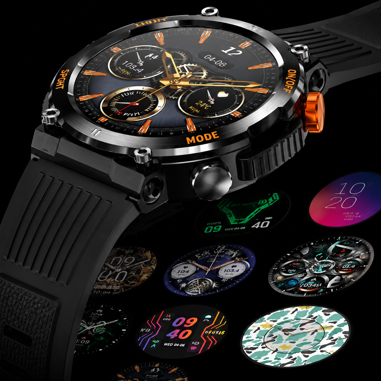 MotionTrack Smartwatch | Houd Grip Op Je Prestaties En Je Dag