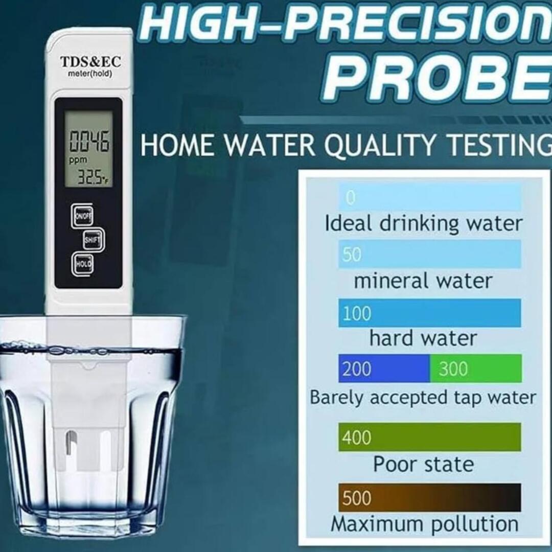 AquaSense | Digitale tester voor waterzuiverheid en TDS-waarden