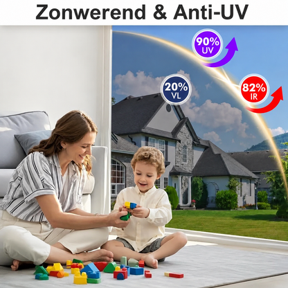 MAGIDEKOR Privacy Film | Direct meer privacy en koelte zonder installatiegedoe