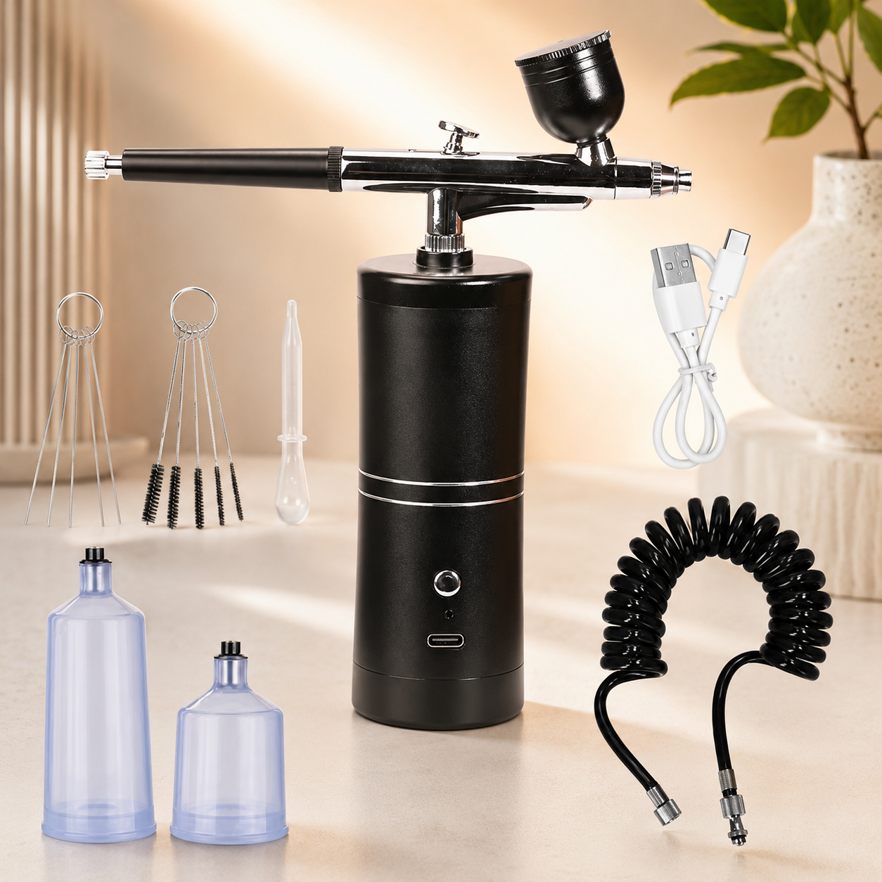 AirBrush Pro | Draadloze Airbrush Set met Compressor
