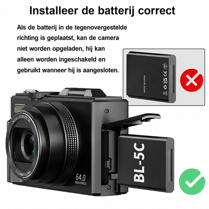 SnapVision Camera | Leg Elke Herinnering Haarscherp Vast