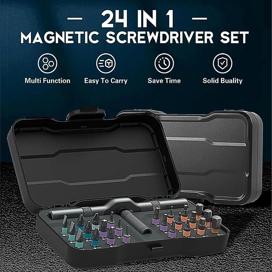 ToolCore | Magnetische 24-in-1 Schroevendraaierset voor Elke Klus